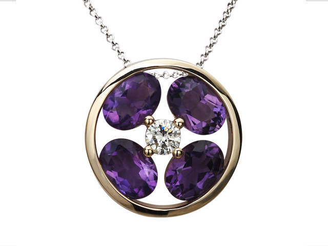 Purple pendant