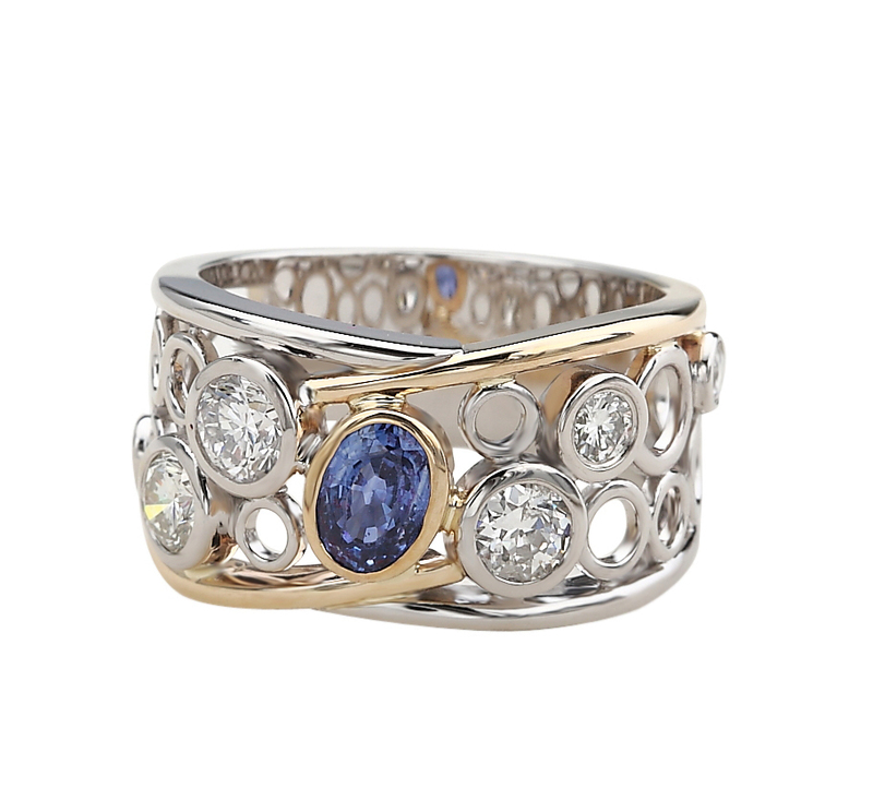 Ida Blue Sapphire Ring · Rachel Boston