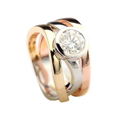Tri tone ring online